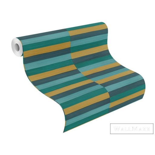 RASCH CLUB 2023 418736 53CM X 10M SÁRGA BŐRHATÁSÚ TAPÉTA