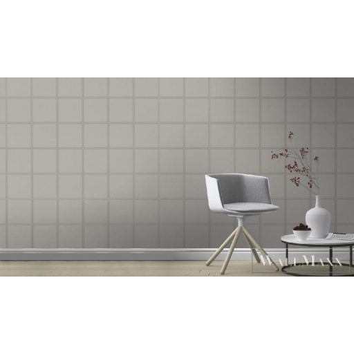 RASCH CLUB 2023 419009 53CM X 10M SZÜRKE KOCKÁS TAPÉTA