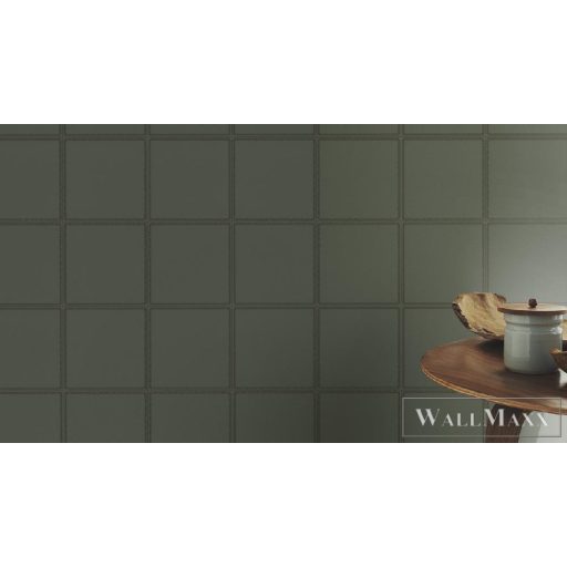 RASCH CLUB 2023 419023 53CM X 10M ZÖLD KOCKÁS TAPÉTA