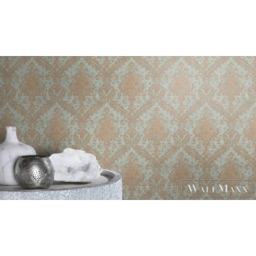 Rasch Saphira 2022 420531 kék barokk tapéta