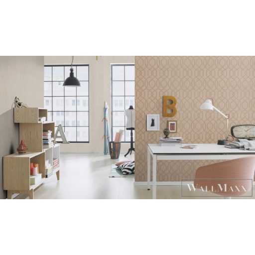 Rasch Saphira 2022 420814 barna modern tapéta