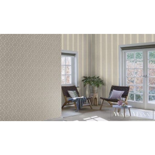 Rasch Saphira 2022 421019 bézs csíkos tapéta