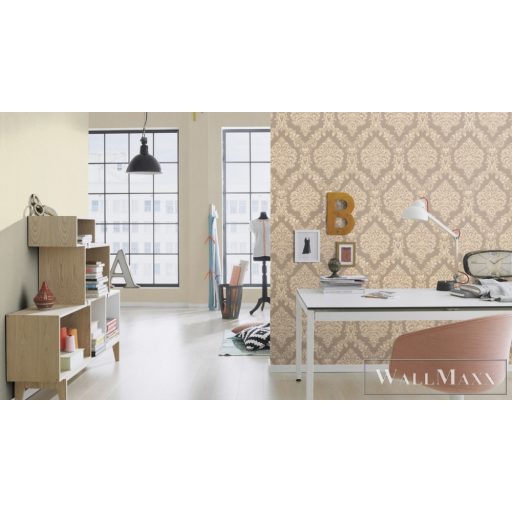 Rasch Saphira 2022 421149 bézs barokk tapéta