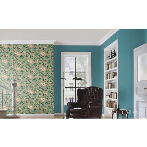 423945 türkíz szövetmintás tapéta