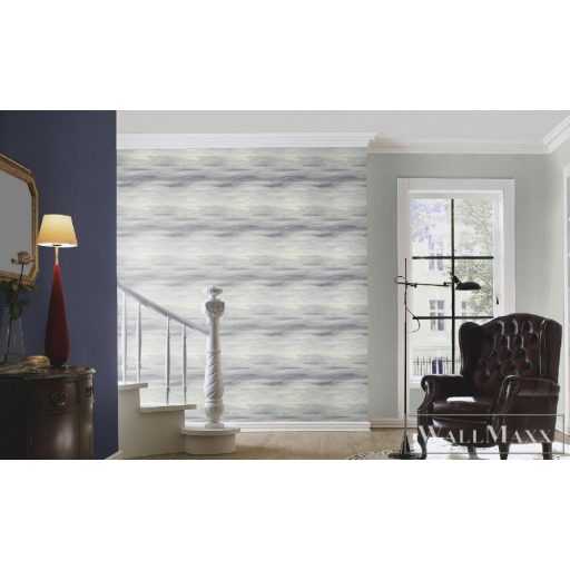 423983 Rasch kék szövet hatású tapéta