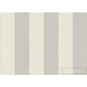 424119 Rasch szürke/krém csíkos tapéta