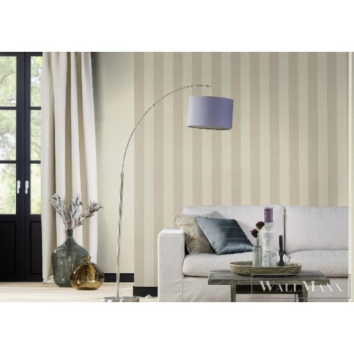 424126 Rasch poetry csíkos barna/beige