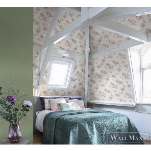 425628 aquarell rózsa mintás tapéta