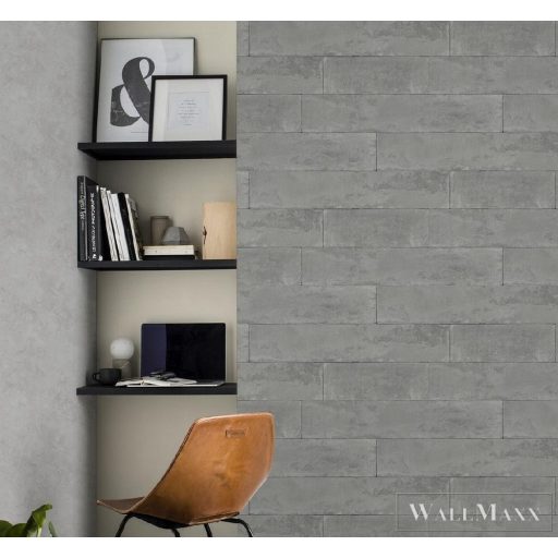 426021 középszürke kőmintás tapéta