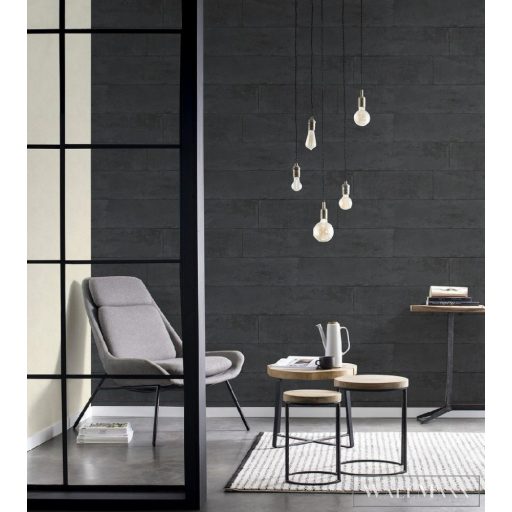 426038 nagyobb méretű kő-téglaminta, sötétszürke-fekete