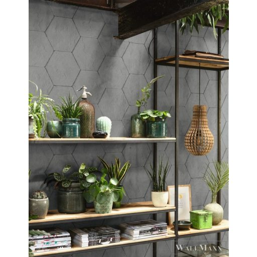 427127 szürke hatszög alakú kőminta