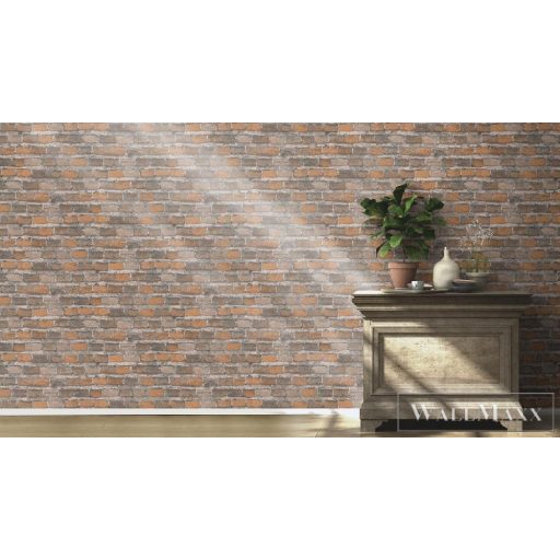 RASCH FACTORY IV 428056 BARNA, SZÜRKE TAPÉTA