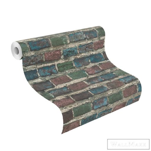 RASCH FACTORY IV 428070 ZÖLD, FEHÉR TAPÉTA