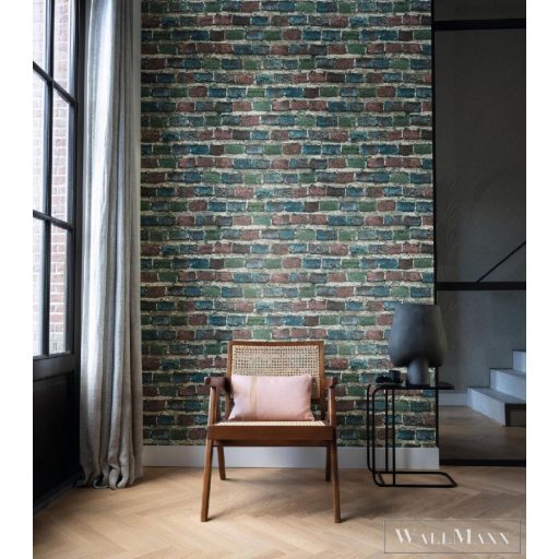 RASCH FACTORY IV 428070 ZÖLD, FEHÉR TAPÉTA