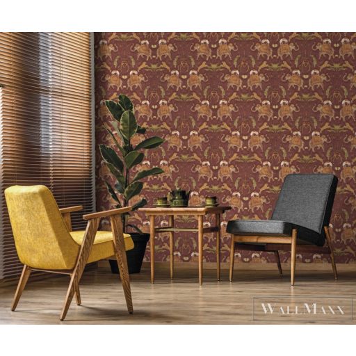 ICH Nomad 4300-3 terakotta hindu mintás nomád tapéta