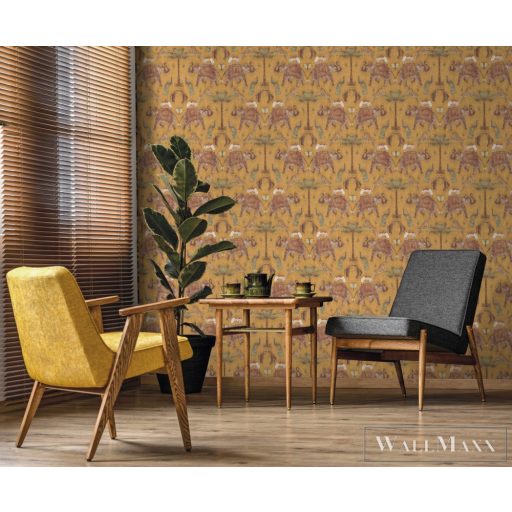 ICH Nomad 4300-5 okker hindu mintás nomád tapéta