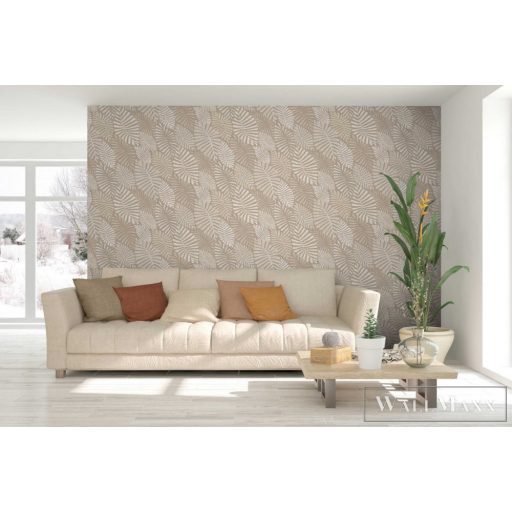 ICH Nomad 4301-2 bézs levél mintás nomád tapéta