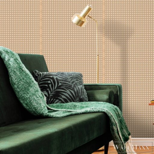 ICH Nomad 4304-2 bézs rattan mintás nomád tapéta