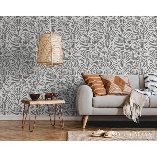 ICH Nomad 4305-3 fekete zebra mintás grafikai tapéta