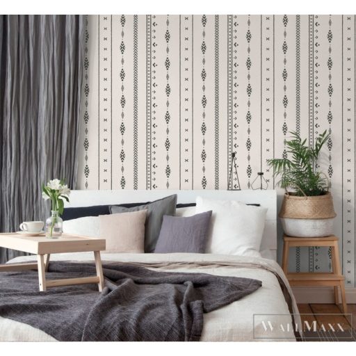 ICH Nomad 4306-1 fekete indián motívum nomád tapéta