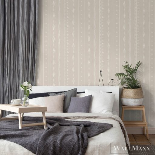 ICH Nomad 4306-3 bézs indián motívum nomád tapéta