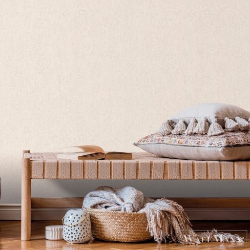 ICH Nomad 4308-3 bézs textil mintás nomád tapéta