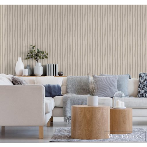 ICH Nomad 4311-2 kőszínű zebra csíkos nomád tapéta