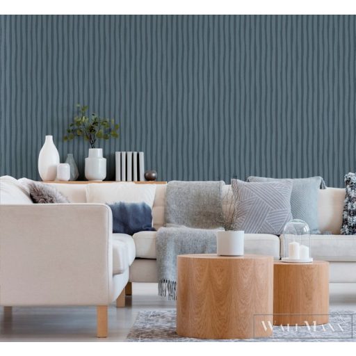 ICH Nomad 4311-4 kék zebra csíkos nomád tapéta