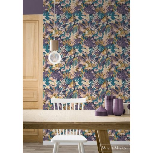 Rasch Zoya 2023 431513 sárga virágmintás tapéta