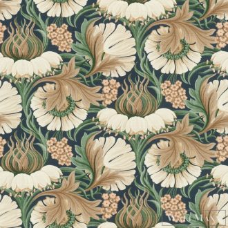 Rasch Zoya 2023 431810 bézs virágmintás tapéta