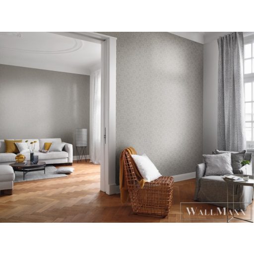 RASCH Welcome Home 441611 szürke Egyszínű Elegáns vlies tapéta
