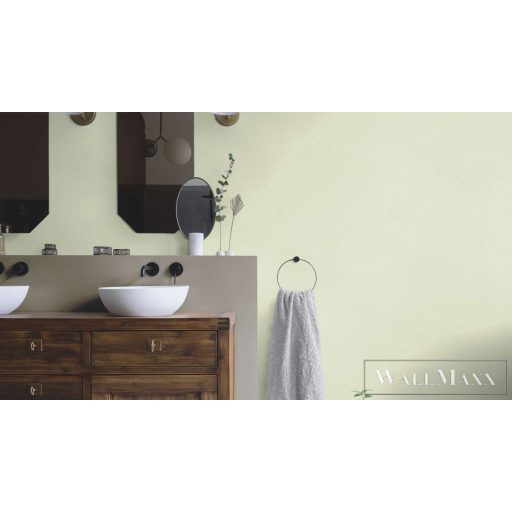 RASCH Country-Charme 447538 zöld szövet mintás modern tapéta