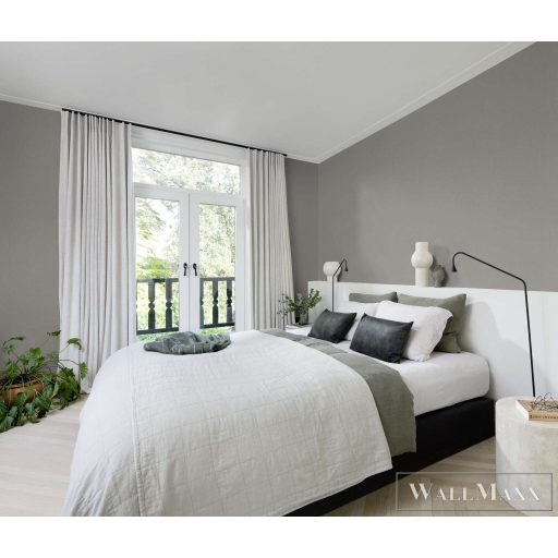 RASCH Country-Charme 448627 szürke szövet mintás modern tapéta