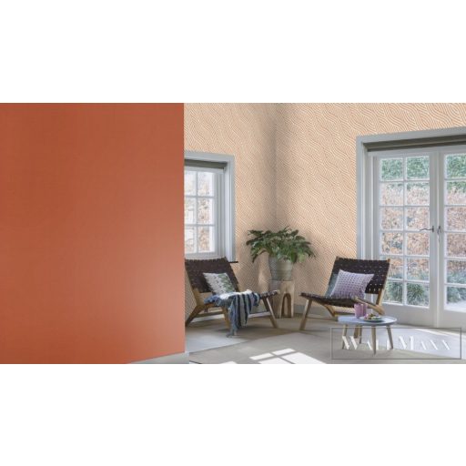 RASCH Salsa 2023 449051 piros Textil mintás Klasszikus vlies tapéta