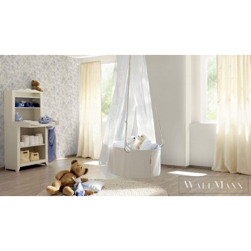 RASCH Country-Charme 449808 bézs szövet mintás modern tapéta