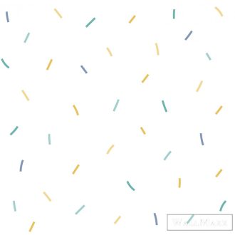   ICH Pippo 453-1 türkiz Konfetti mintás Gyerek papír tapéta