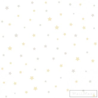 ICH Pippo 457-3 sárga Csillagos Gyerek papír tapéta