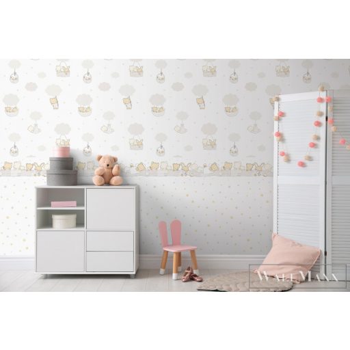 ICH Pippo 457-3 sárga Csillagos Gyerek papír tapéta