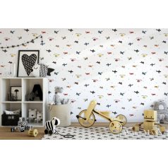   Marburg Kids Walls 45819 Ifjúsági színes repülő mintás gyerek tapéta