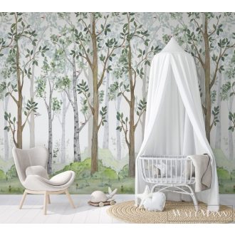   Marburg Kids Walls 45869 Ifjúsági barna erdő mintás gyerek digitális panel