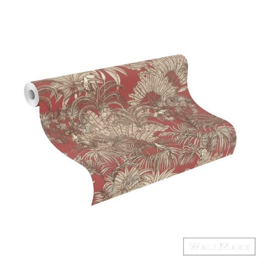 Rasch Zoya 2023 461428 bézs levélmintás tapéta