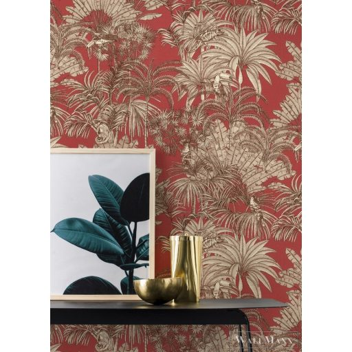 Rasch Zoya 2023 461428 bézs levélmintás tapéta