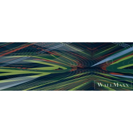MARBURG Zaha Hadid Hommage 46301 kék-zöld absztrakt Modern digitális panel