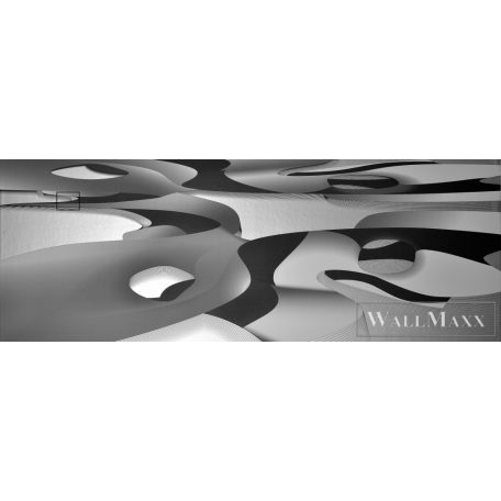 MARBURG Zaha Hadid Hommage 46303 fekete-fehér düne mintás Modern digitális panel