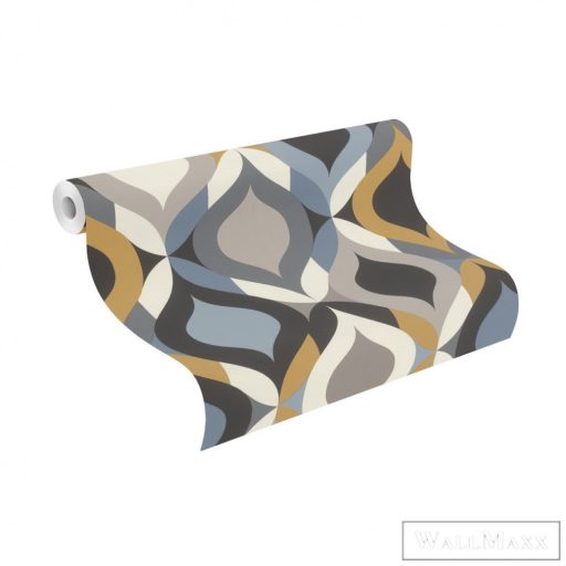 Rasch Salsa 2023 463712 kék grafikus tapéta