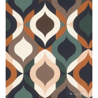 Rasch Salsa 2023 463729 zöld grafikus tapéta