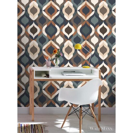 Rasch Salsa 2023 463729 zöld grafikus tapéta