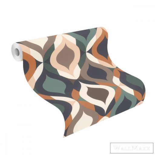 Rasch Salsa 2023 463729 zöld grafikus tapéta