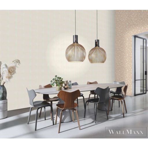 RASCH Country-Charme 463811 bézs virág mintás leveles tapéta