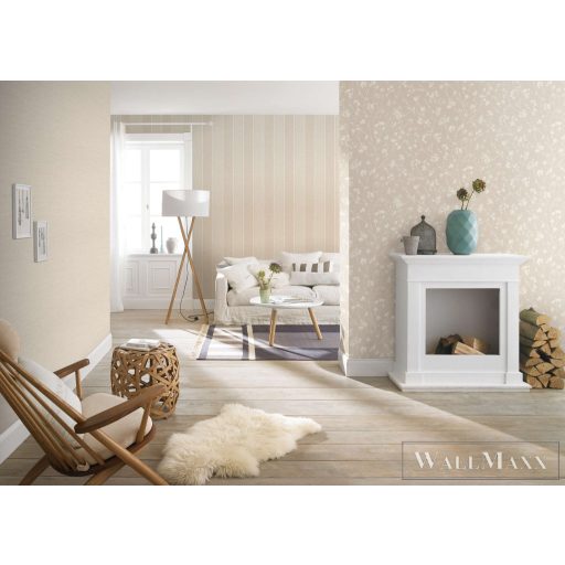 RASCH Country-Charme 464016 bézs szövet mintás modern tapéta
